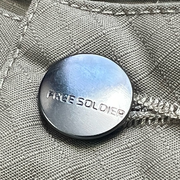 FREE SOLDIER Men's Water Resistant Pants Relaxed Tactical Cargo Pants Size:46x30 - Picture 16 of 16